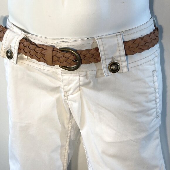 TYTE Jeans SZ 3 White bermuda shorts button details - Picture 3 of 9
